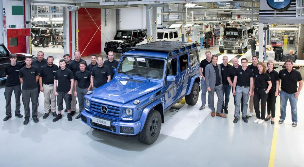 Mercedes Classe G atinge as 300 mil unidades produzidas thumbnail