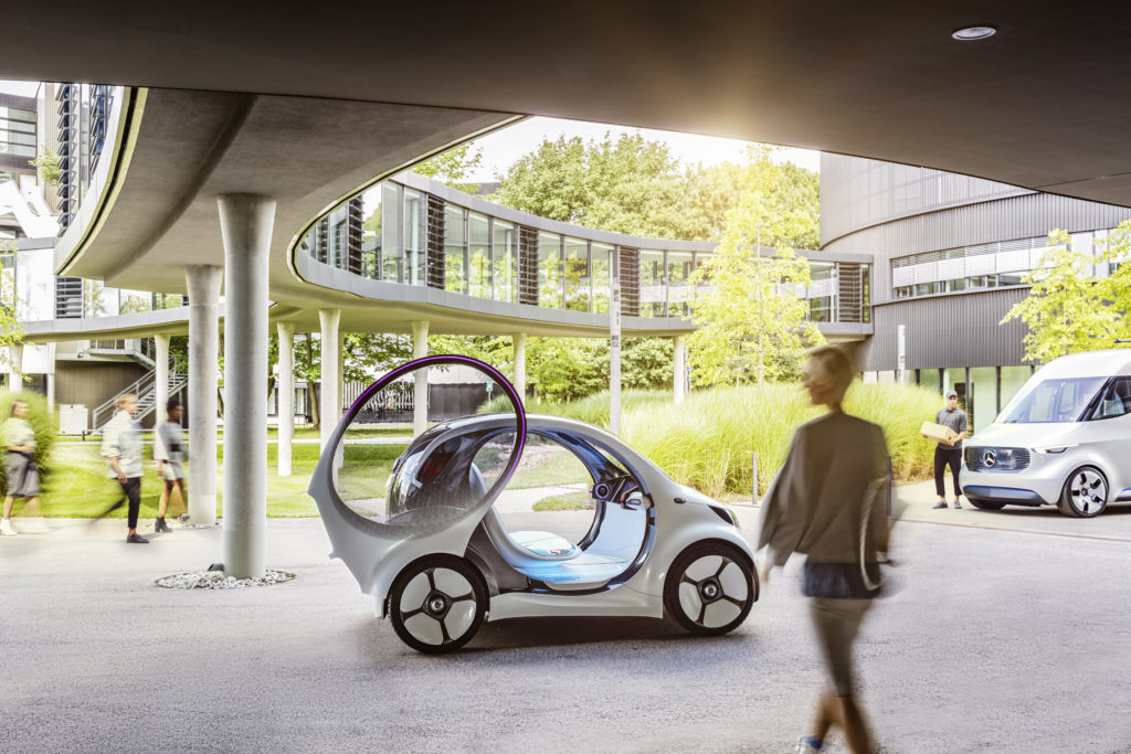 Autonomes Konzeptfahrzeug smart vision EQ fortwo: So sieht das Carsharing der Zukunft aus