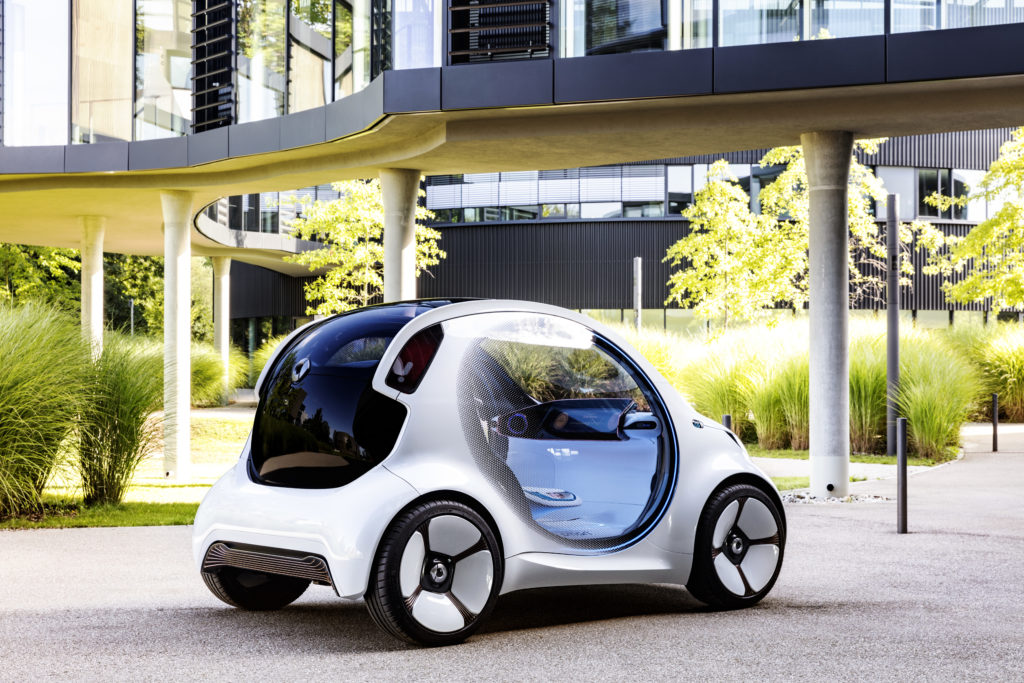 Autonomes Konzeptfahrzeug smart vision EQ fortwo: So sieht das Carsharing der Zukunft aus
