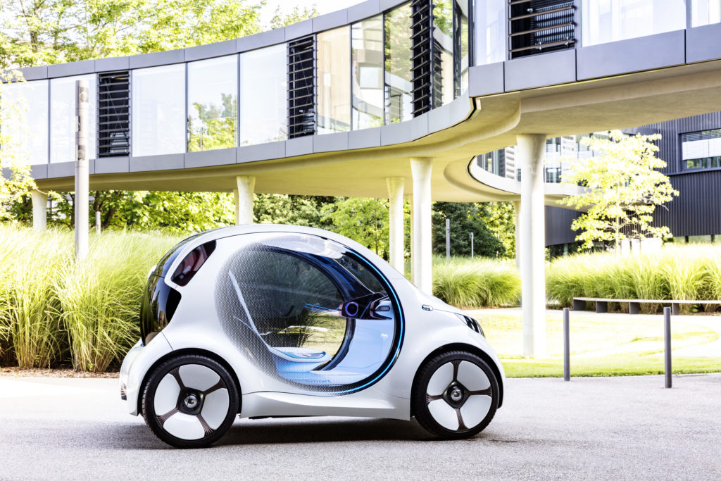 Autonomes Konzeptfahrzeug smart vision EQ fortwo: So sieht das Carsharing der Zukunft aus