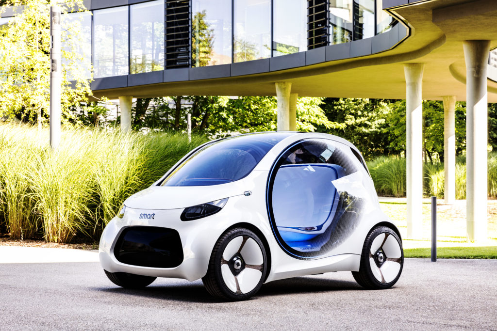 Autonomes Konzeptfahrzeug smart vision EQ fortwo: So sieht das Carsharing der Zukunft aus