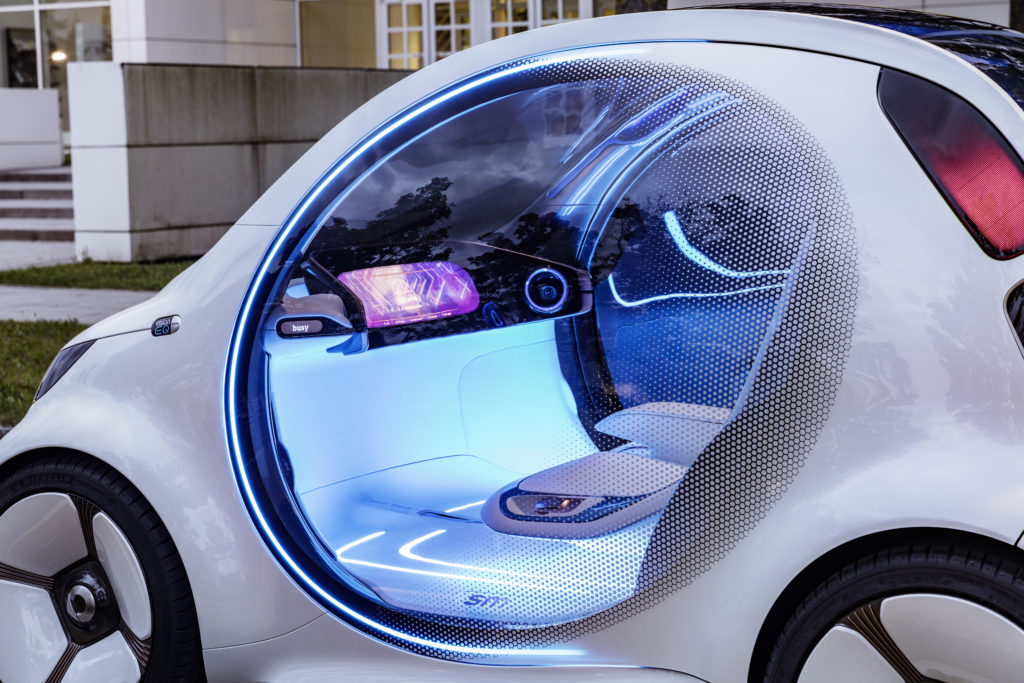 Autonomes Konzeptfahrzeug smart vision EQ fortwo: So sieht das Carsharing der Zukunft aus