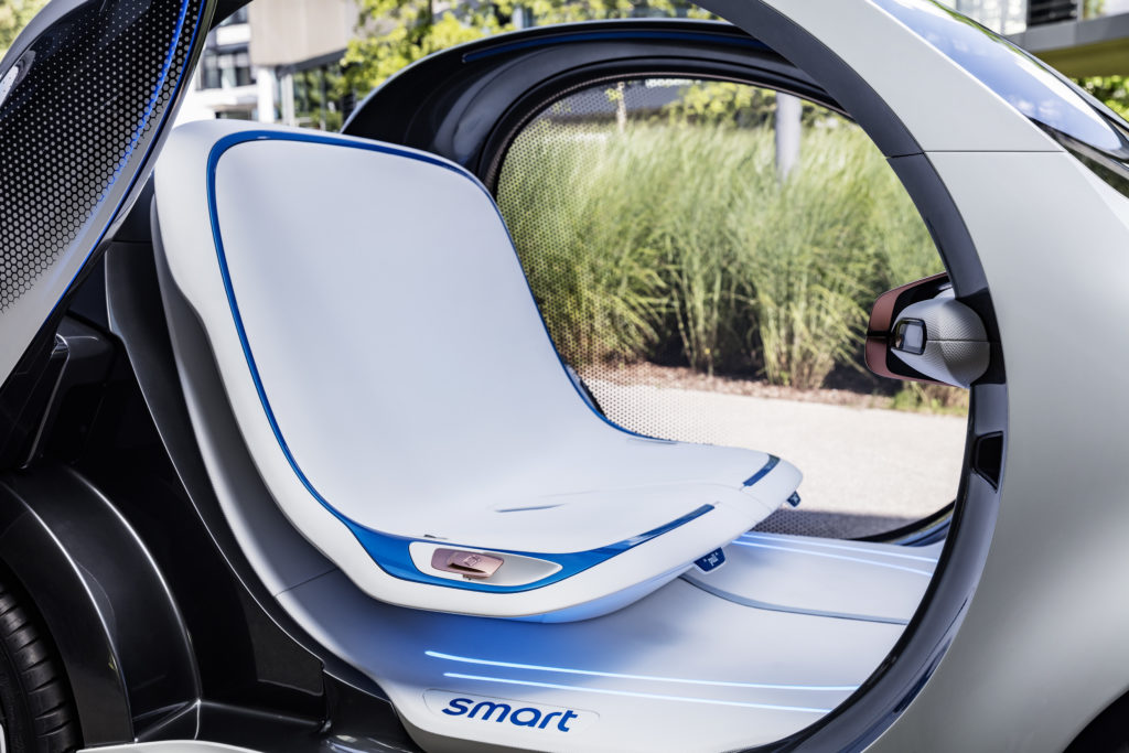 Autonomes Konzeptfahrzeug smart vision EQ fortwo: So sieht das Carsharing der Zukunft aus
