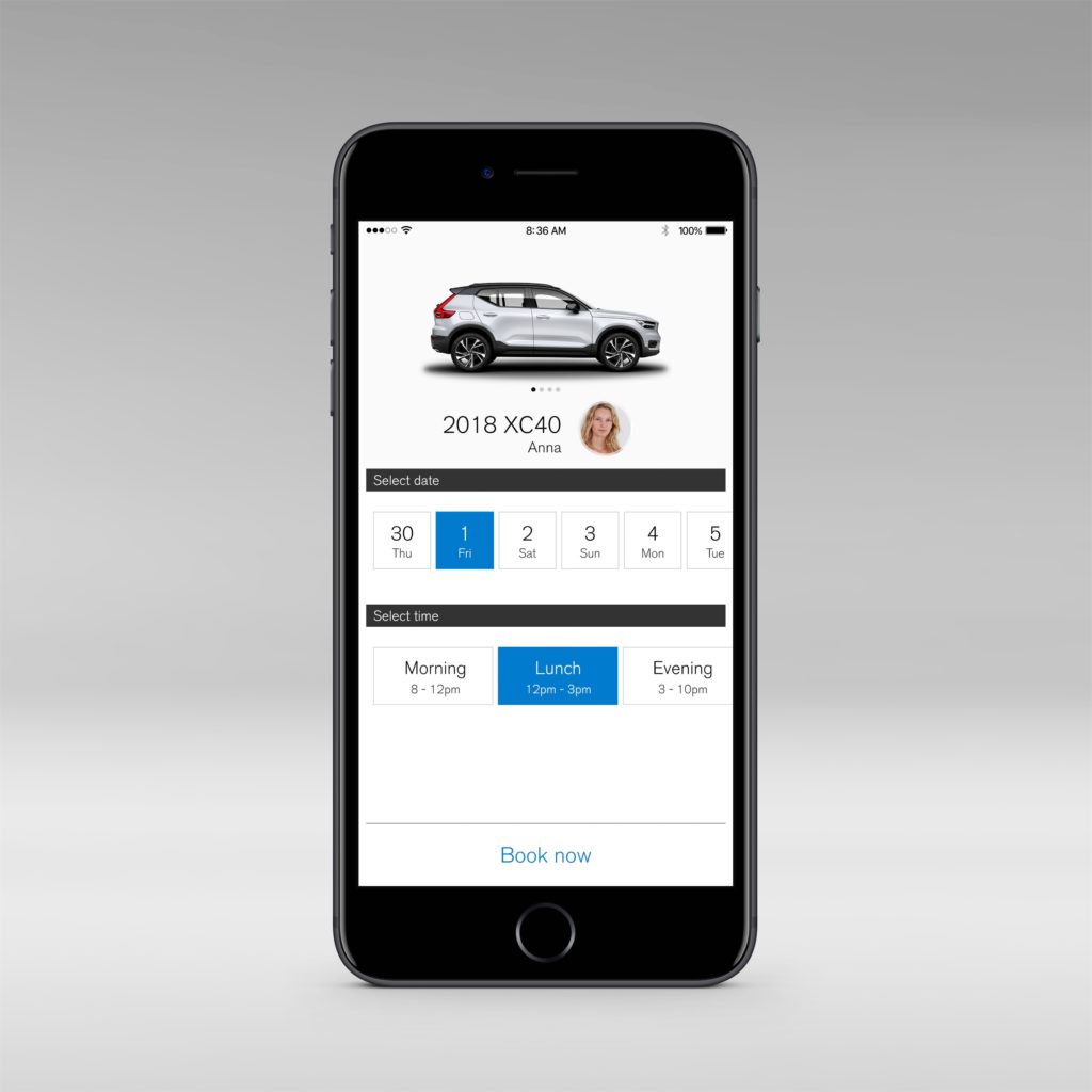 New Volvo XC40 – Volvo On Call, car sharing, guest