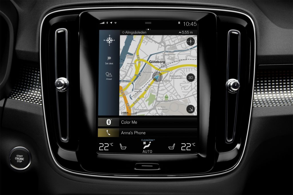 New Volvo XC40 – interior