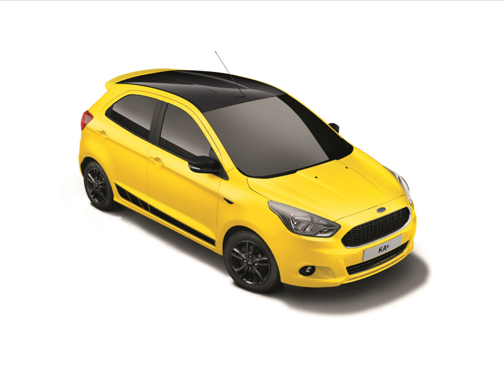 New Ford KA+ Colour Edition (Bright Yellow)