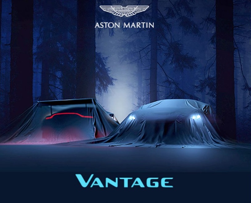 Aston Martin revela vislumbre do novo Vantage thumbnail