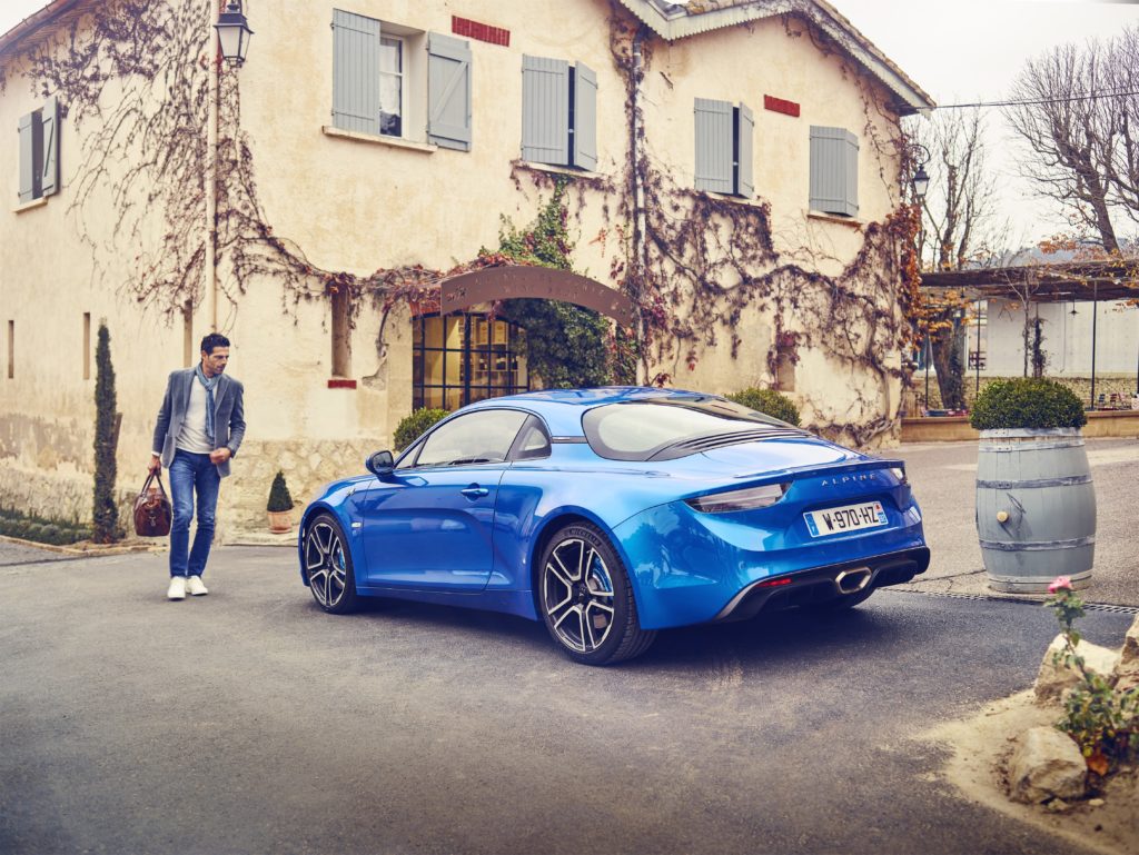 2017 – ALPINE A110 drive tests in Aix-en-Provence region