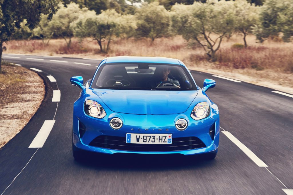 2017 – ALPINE A110 drive tests in Aix-en-Provence region