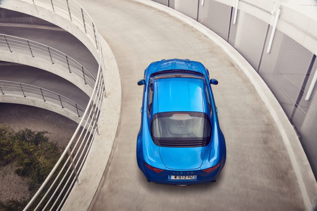 2017 – ALPINE A110 drive tests in Aix-en-Provence region