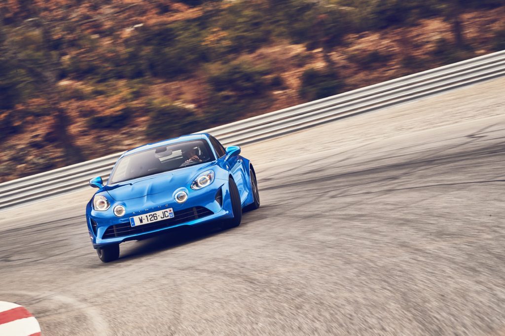 2017 – ALPINE A110 drive tests in Aix-en-Provence region