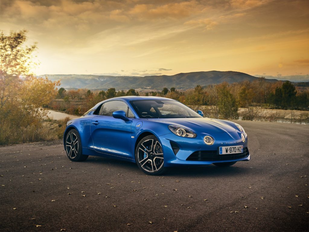 2017 – ALPINE A110 drive tests in Aix-en-Provence region