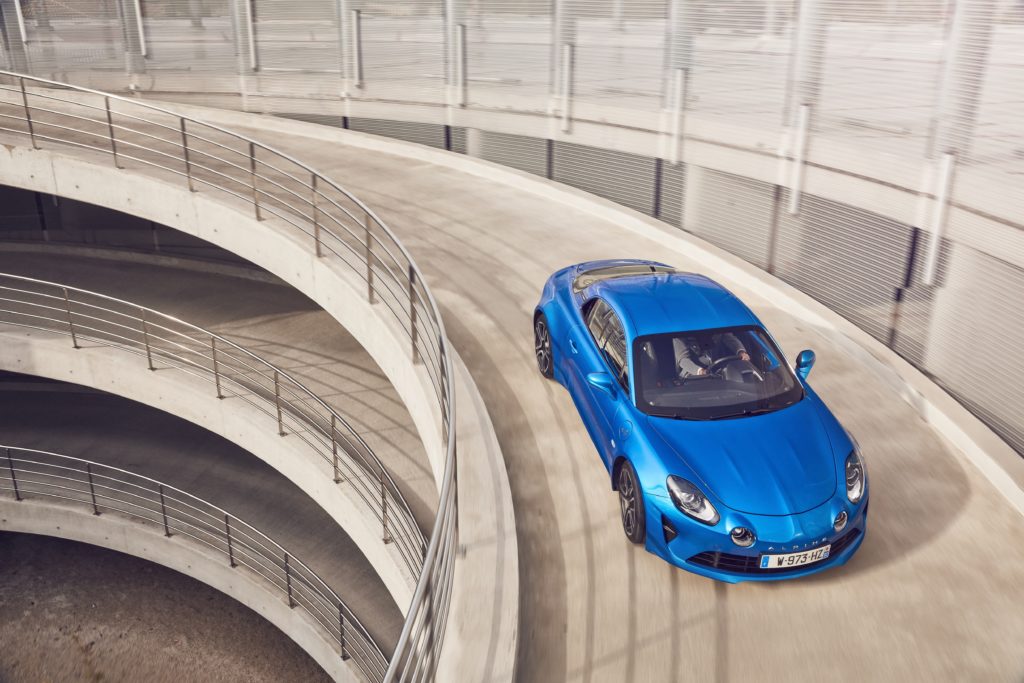 2017 – ALPINE A110 drive tests in Aix-en-Provence region