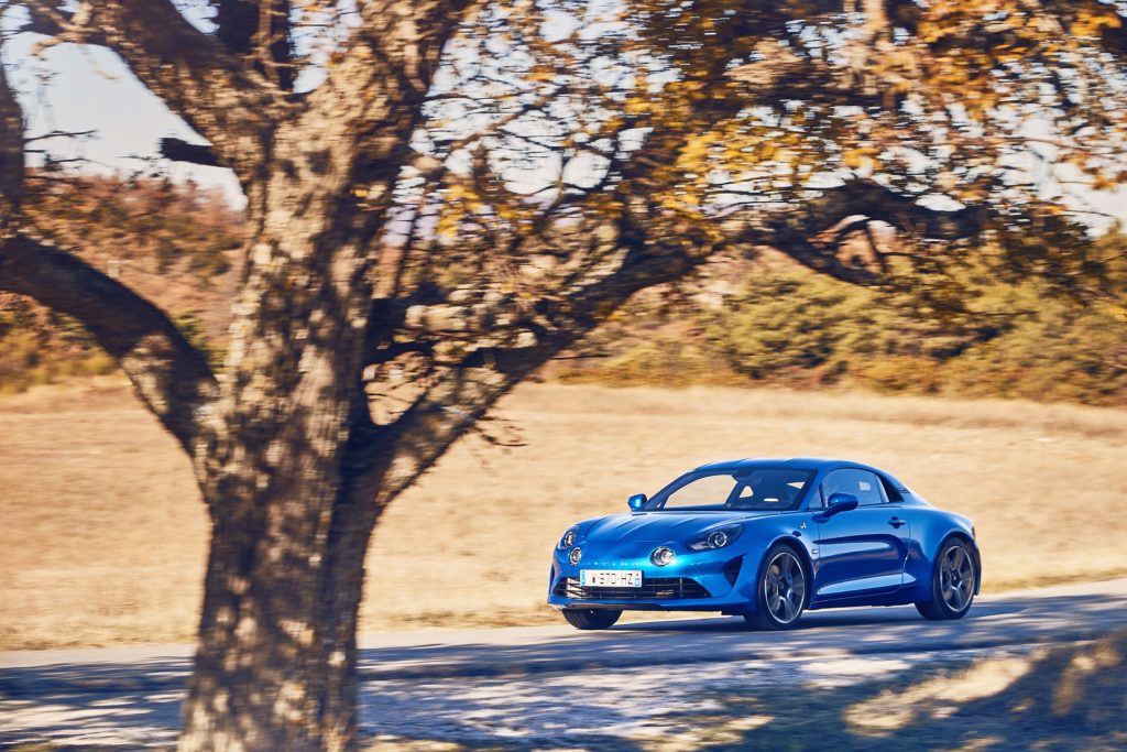 2017 – ALPINE A110 drive tests in Aix-en-Provence region
