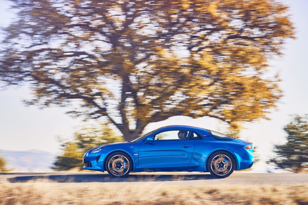 2017 – ALPINE A110 drive tests in Aix-en-Provence region