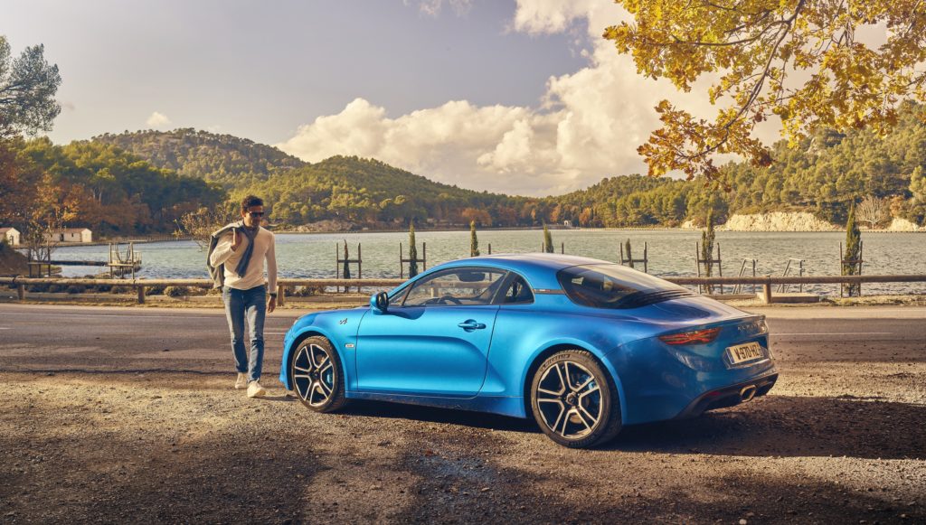 2017 – ALPINE A110 drive tests in Aix-en-Provence region