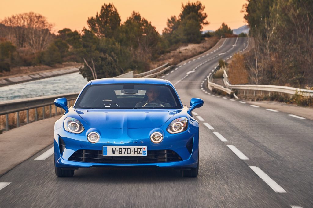 2017 – ALPINE A110 drive tests in Aix-en-Provence region