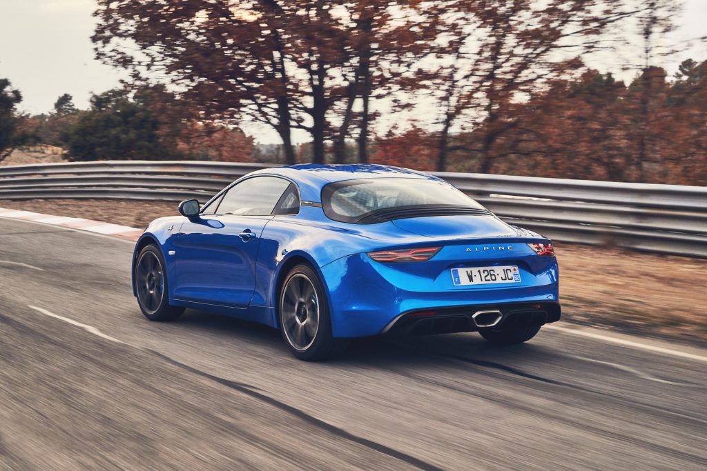2017 – ALPINE A110 drive tests in Aix-en-Provence region
