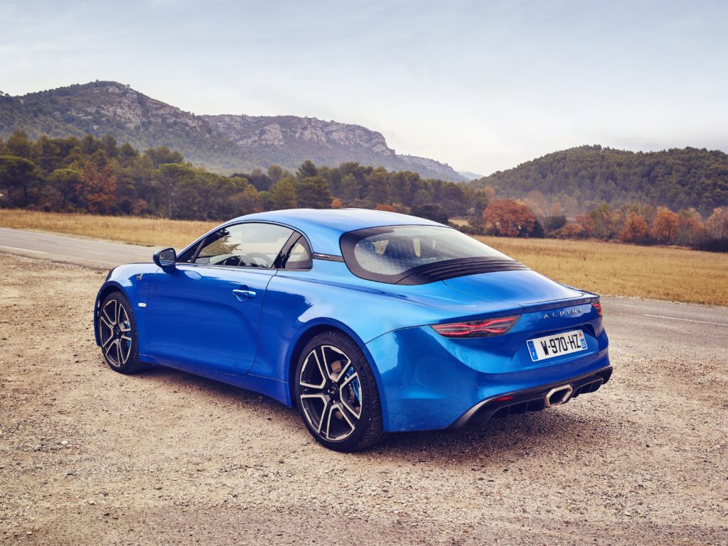 2017 – ALPINE A110 drive tests in Aix-en-Provence region