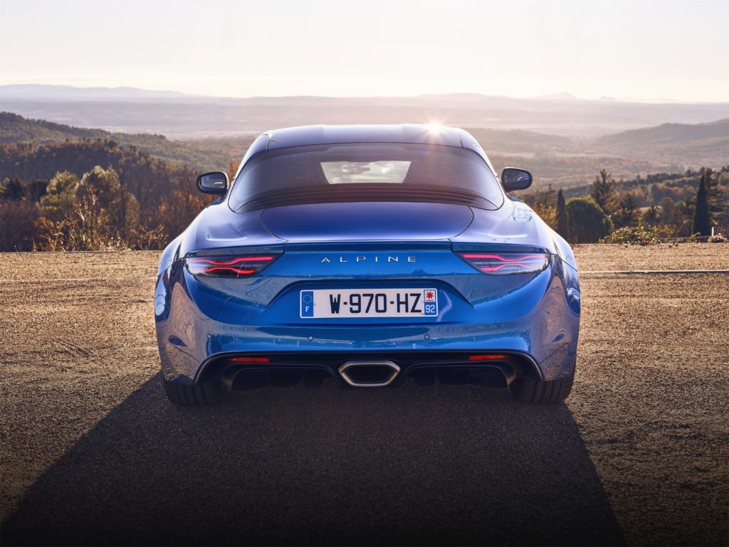2017 – ALPINE A110 drive tests in Aix-en-Provence region