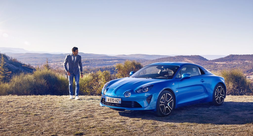 2017 – ALPINE A110 drive tests in Aix-en-Provence region