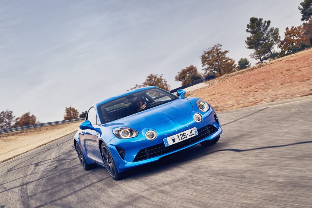 2017 – ALPINE A110 drive tests in Aix-en-Provence region