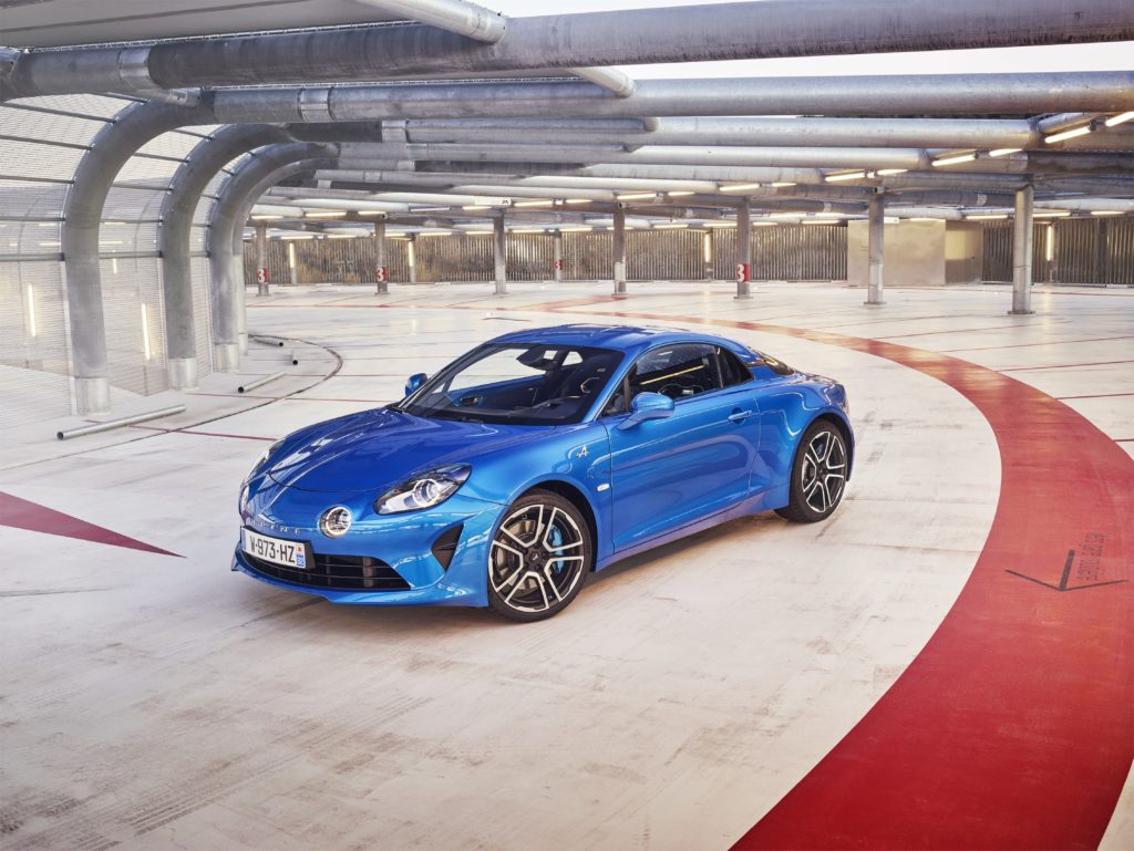 2017 – ALPINE A110 drive tests in Aix-en-Provence region