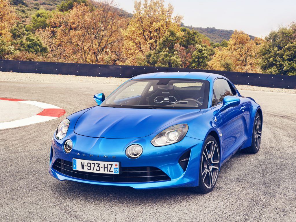 2017 – ALPINE A110 drive tests in Aix-en-Provence region