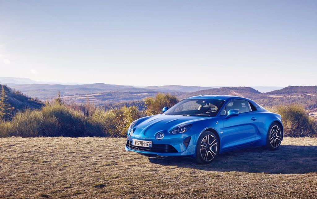 2017 – ALPINE A110 drive tests in Aix-en-Provence region