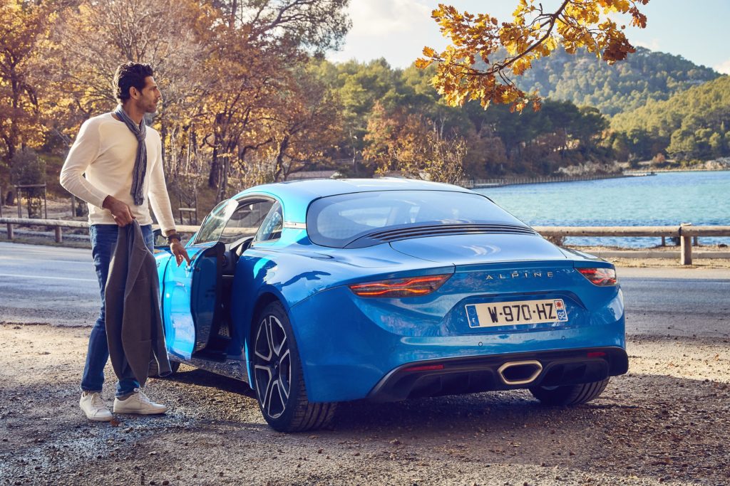 2017 – ALPINE A110 drive tests in Aix-en-Provence region