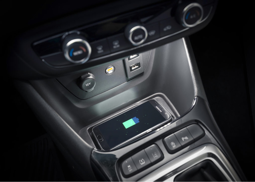 Wireless Phone Charging im Crossland X