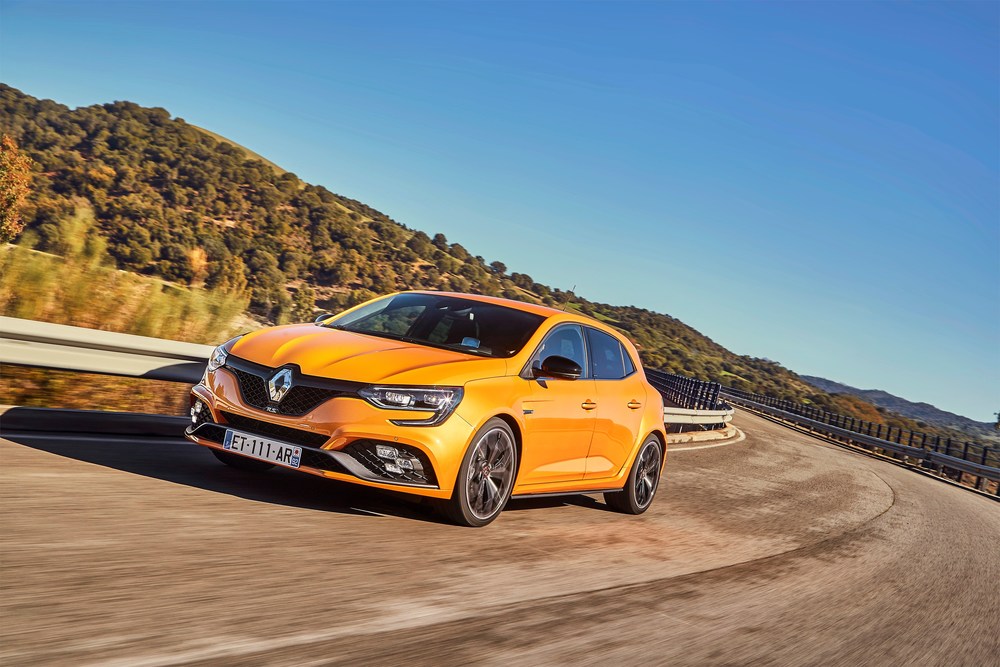 2018 – New Renault MEGANE R.S. Sport chassis tests drive in Spain