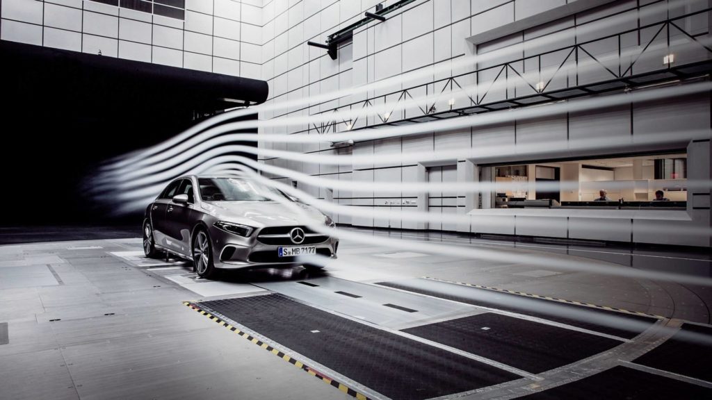 Mercedes-Benz Calsse A Sedan Túnel de Vento (1)