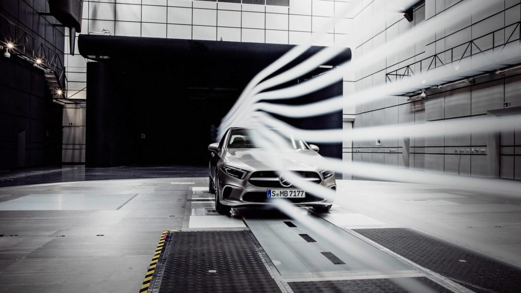 Mercedes-Benz Calsse A Sedan Túnel de Vento (3)