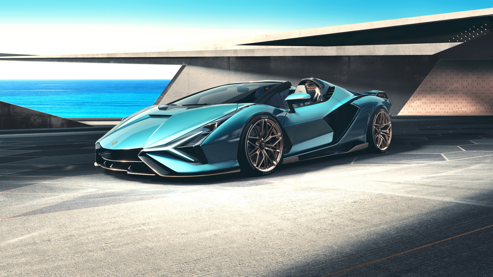 Lamborghini sian roadster